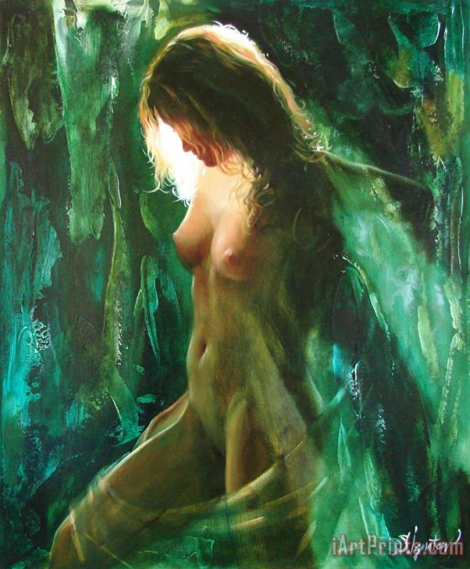 Sergey Ignatenko The malachite light Art Painting