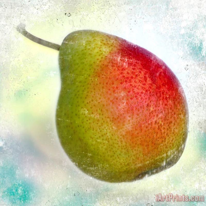 Pear painting - Sia Aryai Pear Art Print