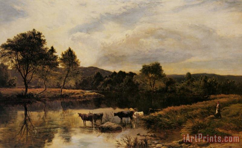 Sidney Richard Percy The Wye Art Painting