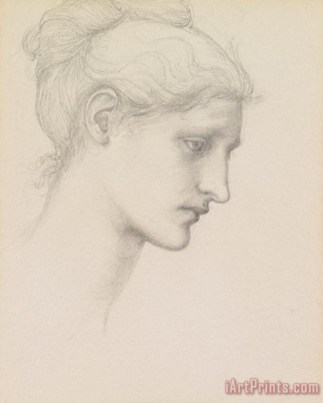 Study for Laus Veneria painting - Sir Edward Burne-Jones Study for Laus Veneria Art Print