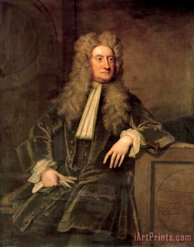 Sir Godfrey Kneller Sir Isaac Newton (oil on Canvas) Art Print