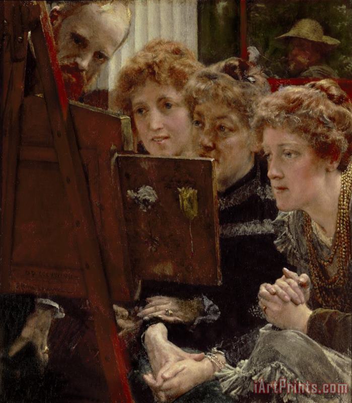 Sir Lawrence Alma-Tadema A Family Group Art Print