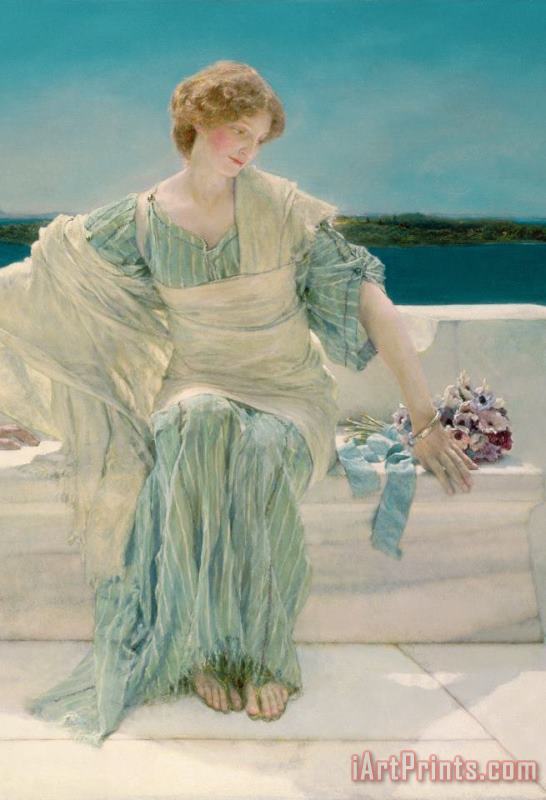Sir Lawrence Alma-Tadema Ask me no more Art Print