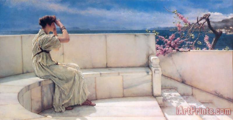 Sir Lawrence Alma-Tadema Expectations Art Painting