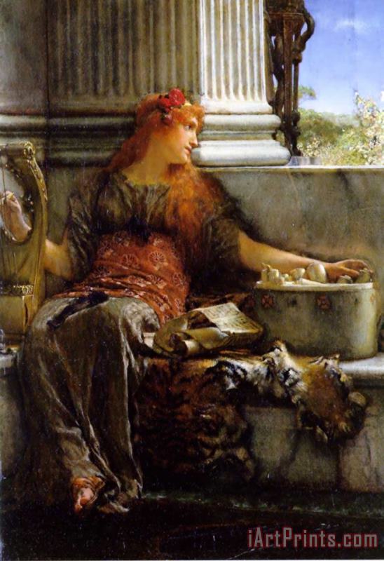 Sir Lawrence Alma-Tadema Poetry Art Painting
