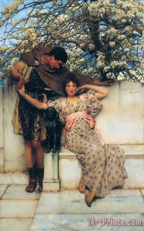 Sir Lawrence Alma-Tadema Promise of Spring Art Painting