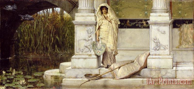 Roman Fisher Girl painting - Sir Lawrence Alma-Tadema Roman Fisher Girl Art Print