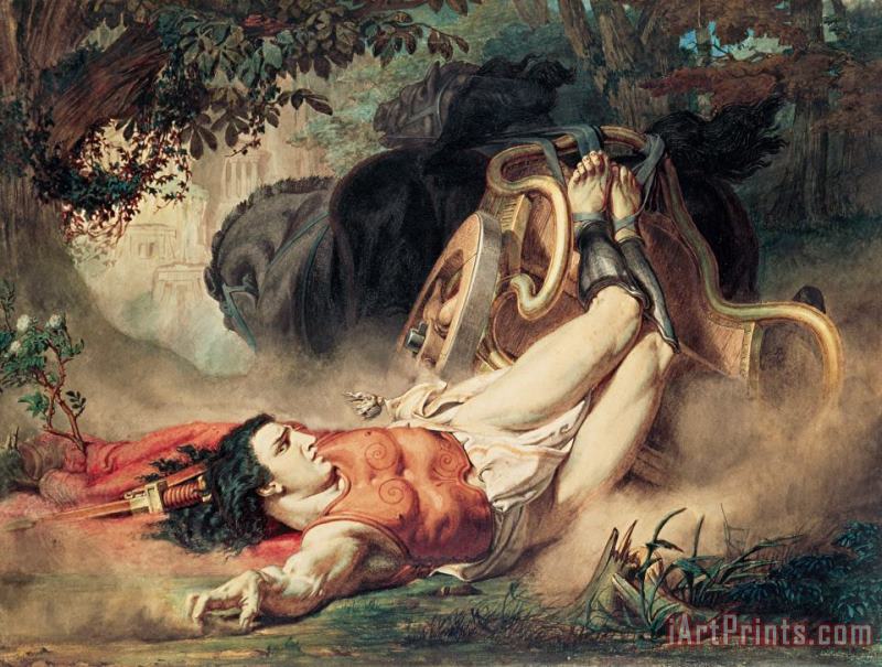 Sir Lawrence Alma-Tadema The Death of Hippolyte Art Print