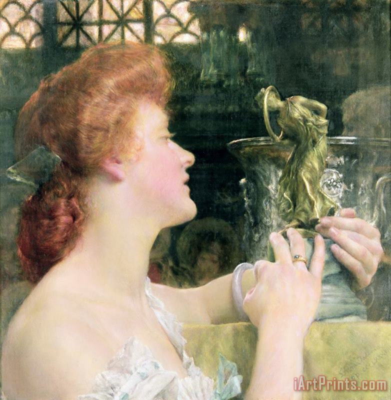 The Golden Hour painting - Sir Lawrence Alma-Tadema The Golden Hour Art Print