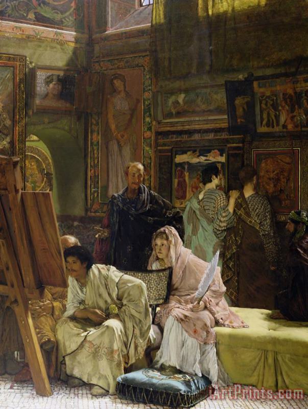 Sir Lawrence Alma-Tadema The Picture Gallery Art Painting