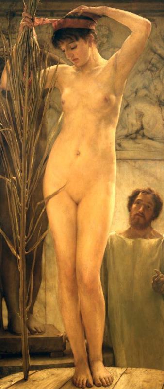 Sir Lawrence Alma-Tadema The Sculptor's Model Art Painting