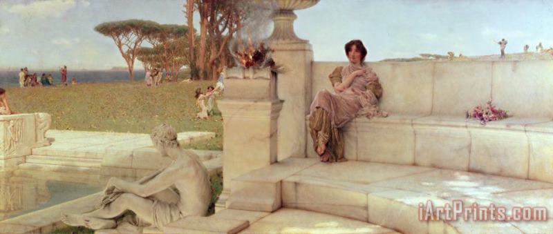 Sir Lawrence Alma-Tadema The Voice of Spring Art Print