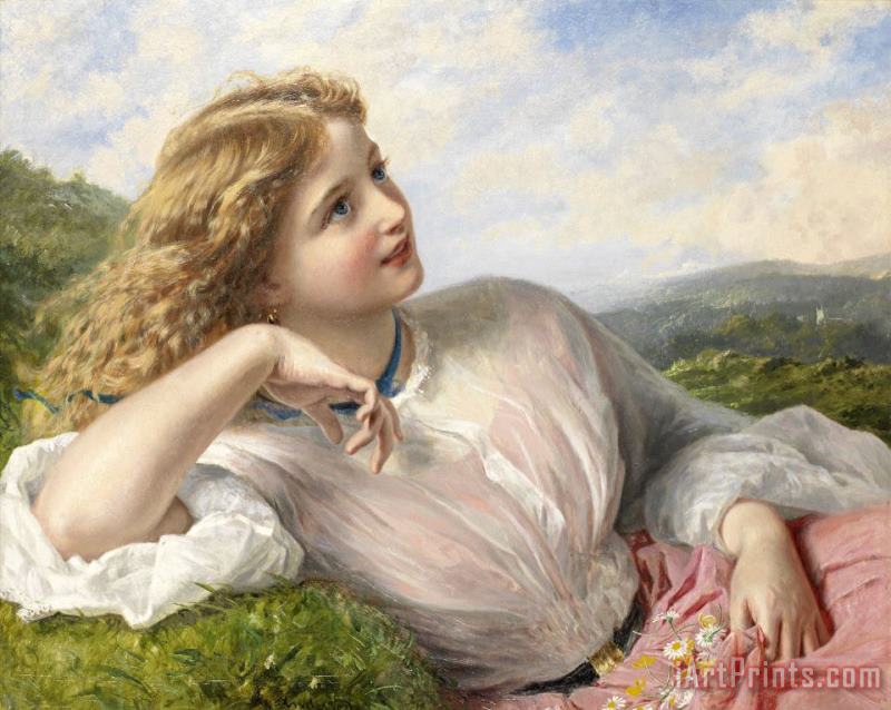Sophie Gengembre Anderson The Song of The Lark Art Painting