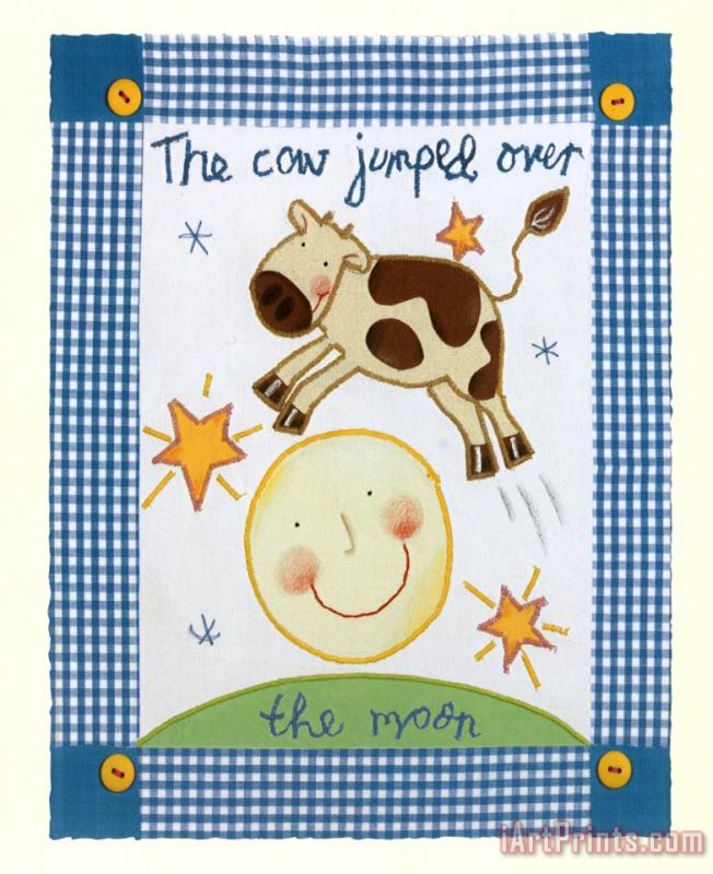 Sophie Harding The Cow Jumped Over The Moon Art Painting