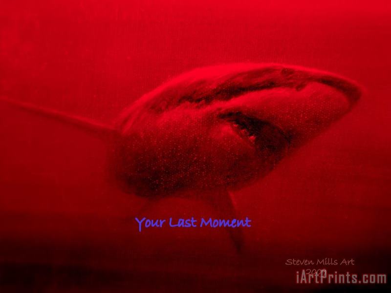 Last Moment painting - Steven Mills Last Moment Art Print