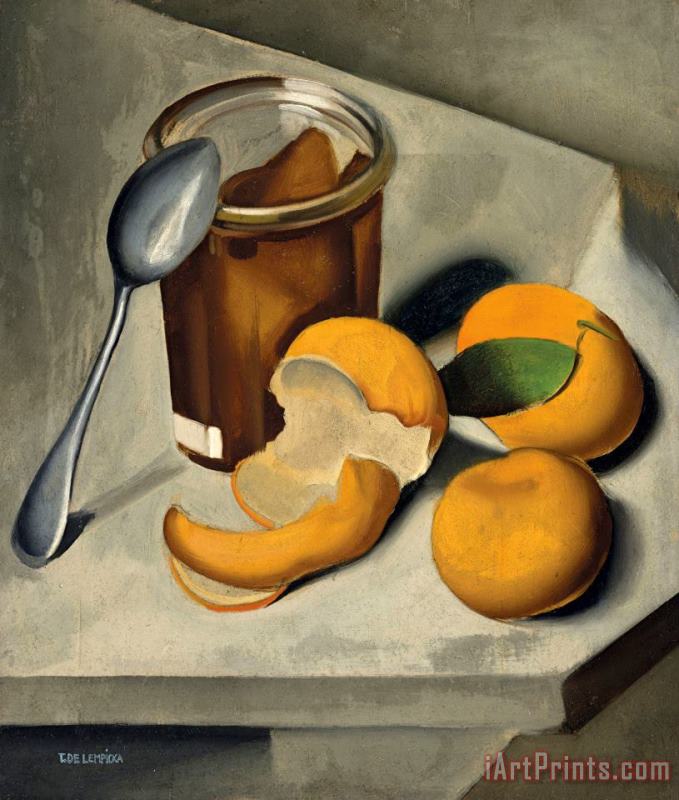 tamara de lempicka Nature Morte Aux Mandarines, 1925 Art Painting