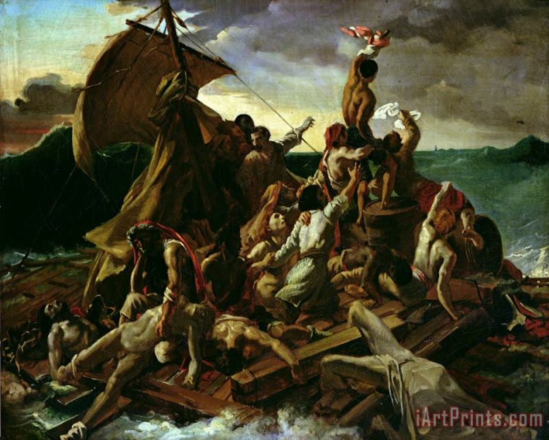 The Raft of the Medusa painting - Theodore Gericault The Raft of the Medusa Art Print