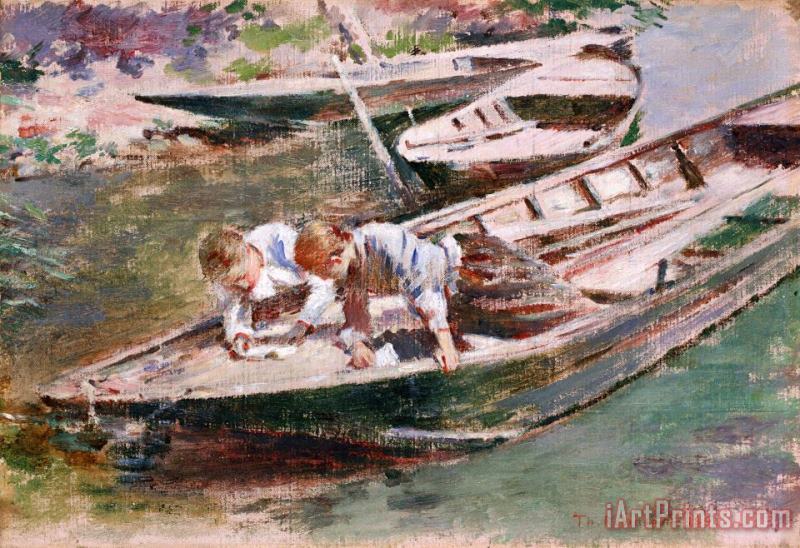 Theodore Robinson Two in a Boat Art Print