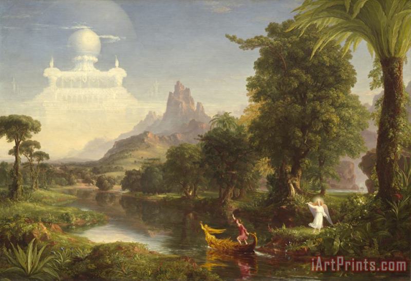 Thomas Cole The Voyage of Life: Youth Art Painting