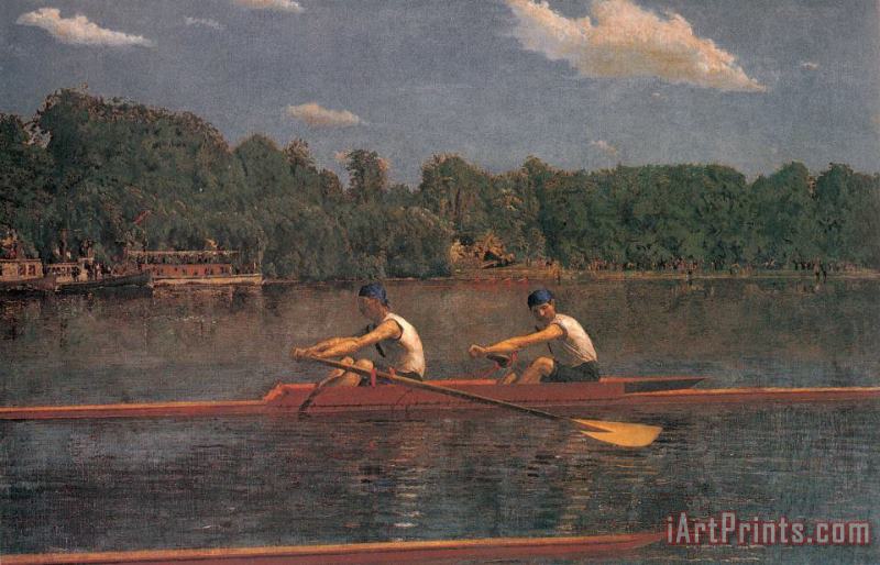 Thomas Eakins The Biglin Brothers Racing Art Painting