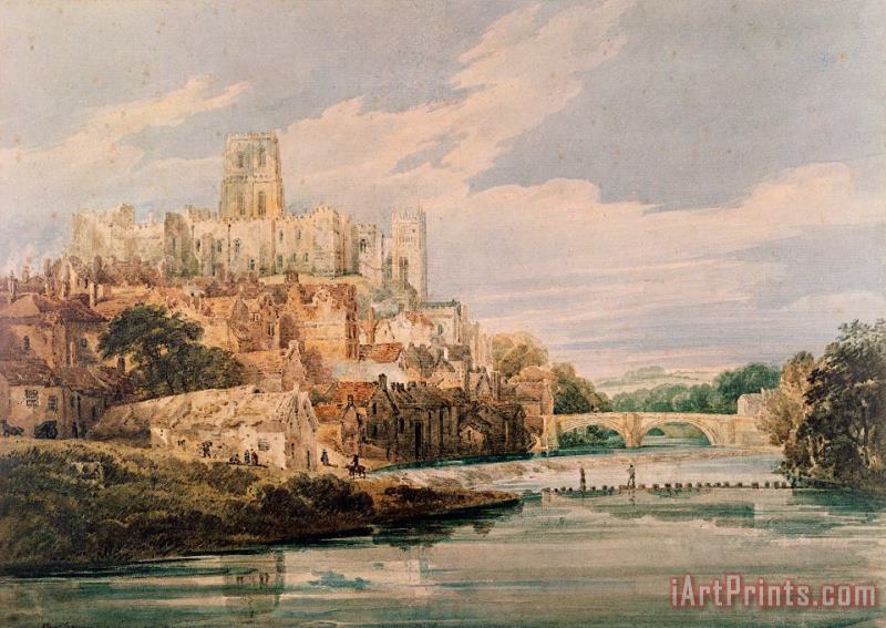 Thomas Girtin Durham Castle and Cathedral Art Painting
