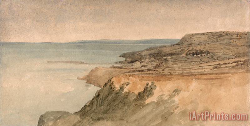 Thomas Girtin Lyme Regis, Dorset Art Print