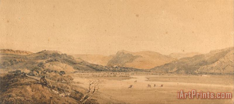 Thomas Girtin Valley of The Conway Art Print