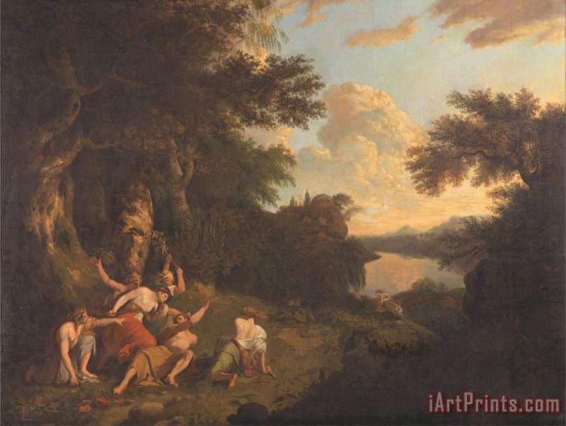 Thomas Jones The Death of Orpheus Art Painting