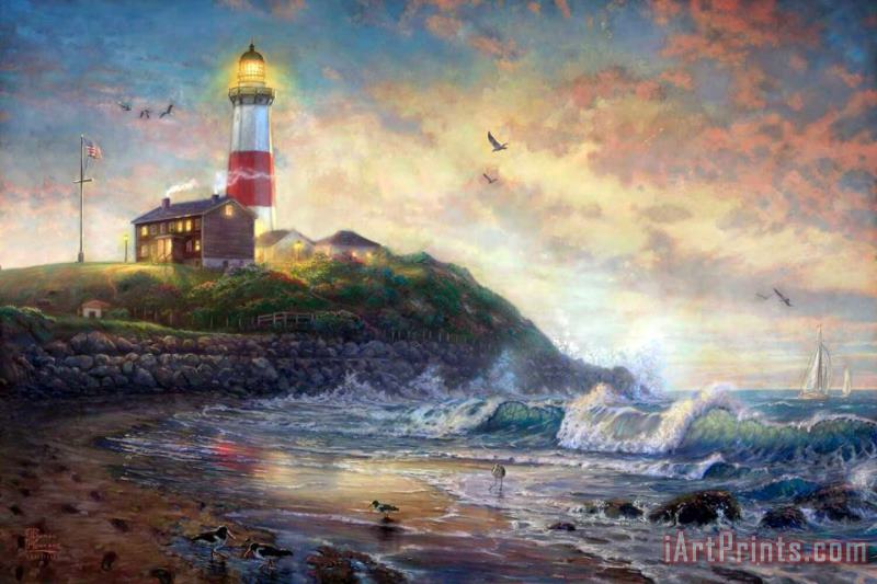 Light of Hope painting - Thomas Kinkade Light of Hope Art Print