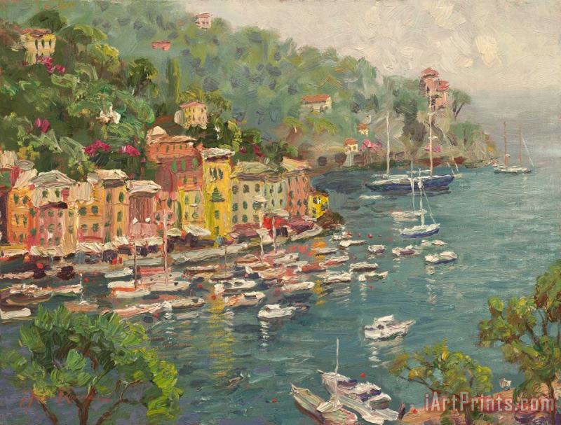 Thomas Kinkade Portofino Art Painting