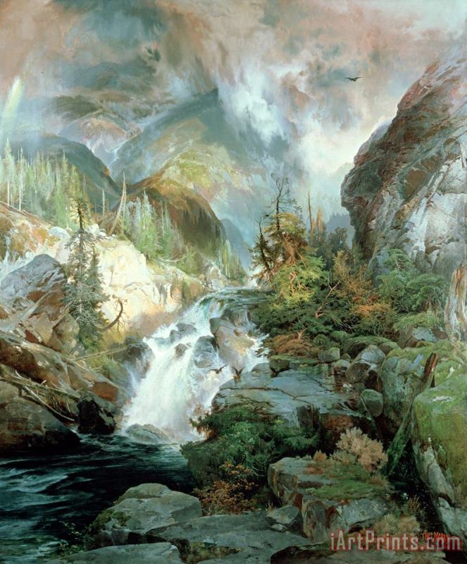 Thomas Moran Children of the Mountain Art Painting