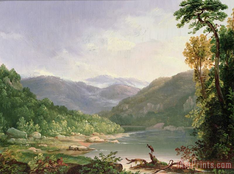 Thomas Worthington Whittredge Kentucky River Art Painting