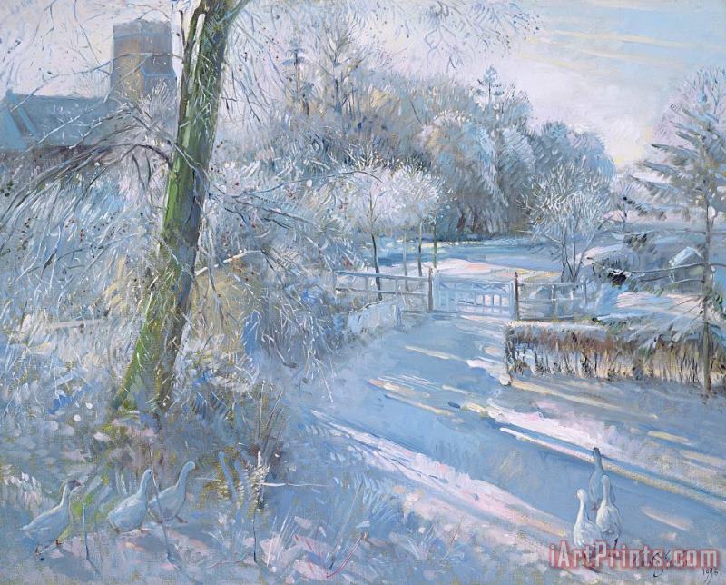 Timothy Easton Hoar Frost Morning Art Painting