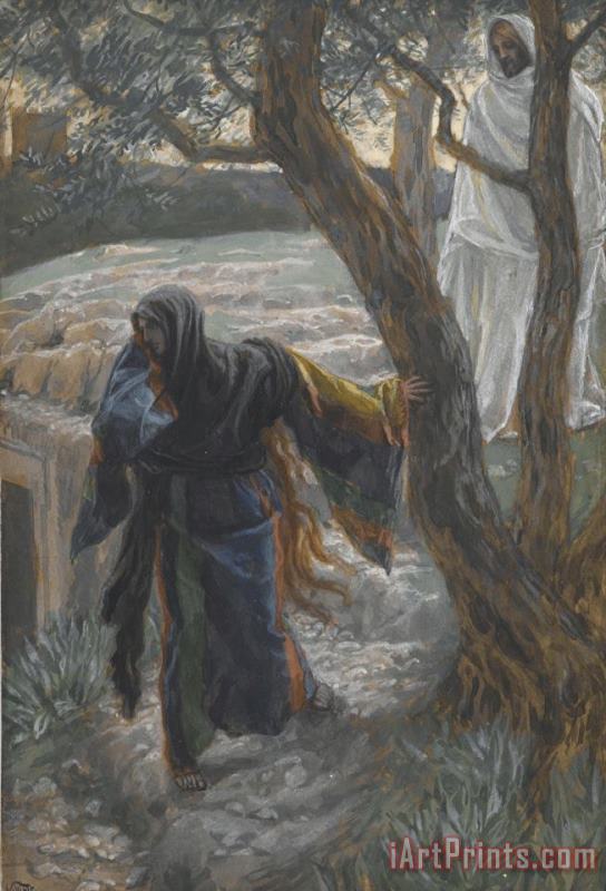 Tissot Jesus Appears to Mary Magdalene Art Print