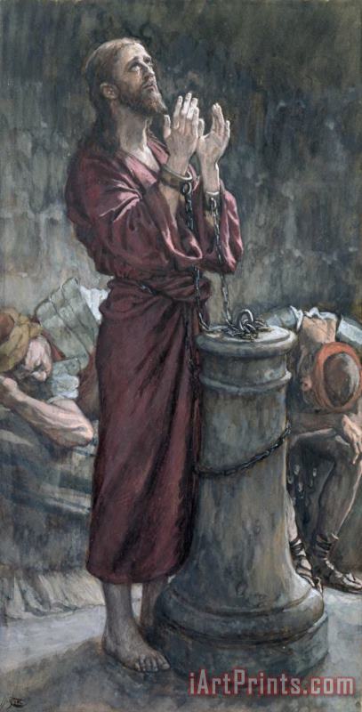 Tissot Jesus in Prison Art Painting