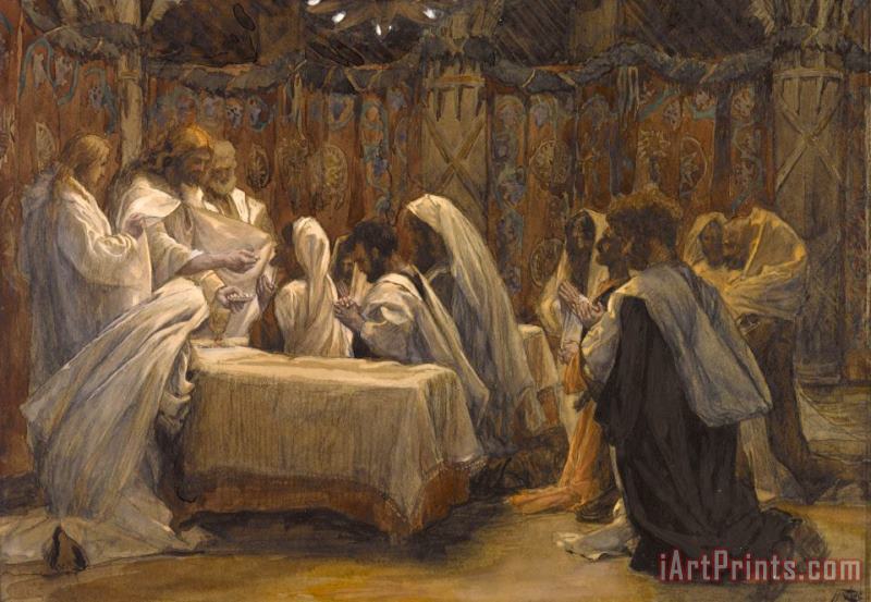 The Communion of the Apostles painting - Tissot The Communion of the Apostles Art Print