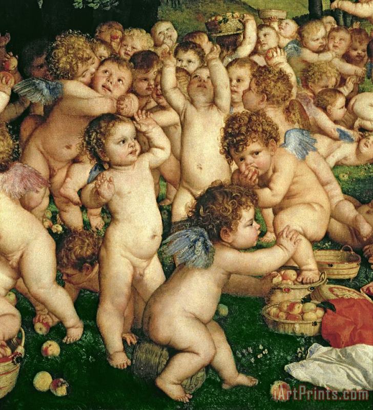 Titian The Worship of Venus Art Print