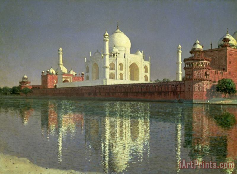 The Taj Mahal painting - Vasili Vasilievich Vereshchagin The Taj Mahal Art Print