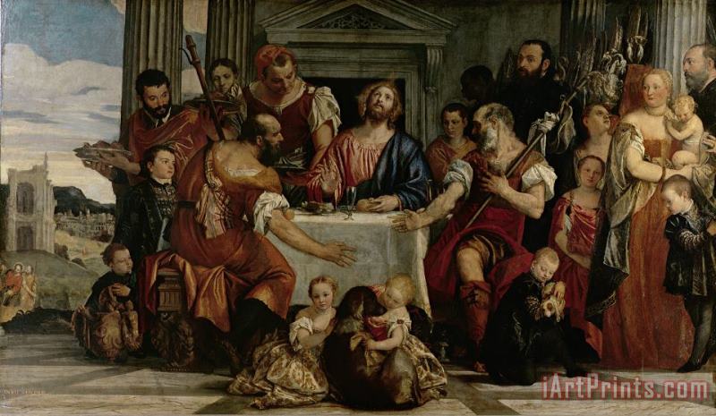Veronese Supper at Emmaus Art Print
