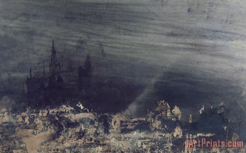 The Dead City painting - Victor Hugo The Dead City Art Print