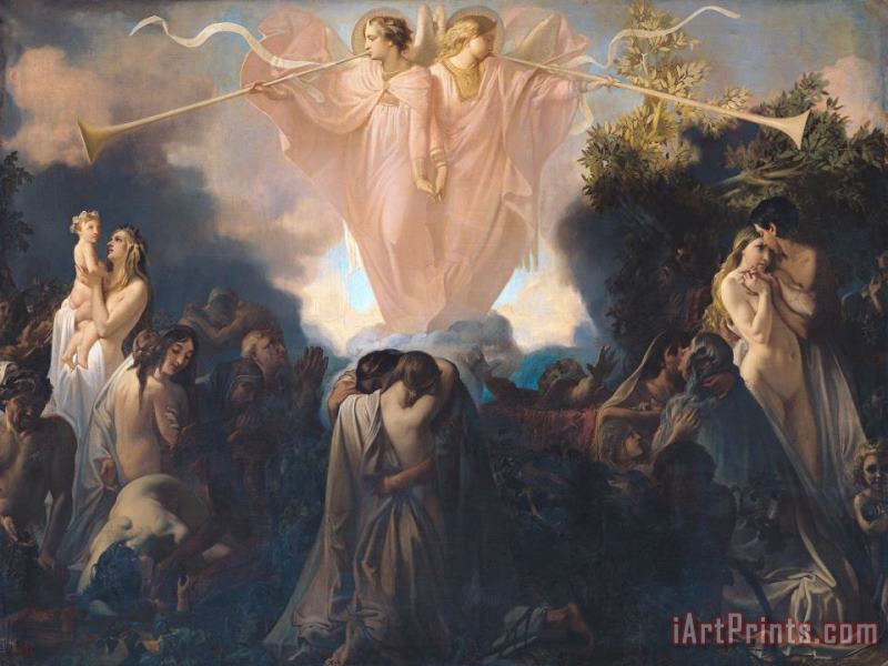 Victor Mottez Resurrection of the Dead Art Painting