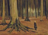 Vincent van Gogh - A Girl in a Wood painting