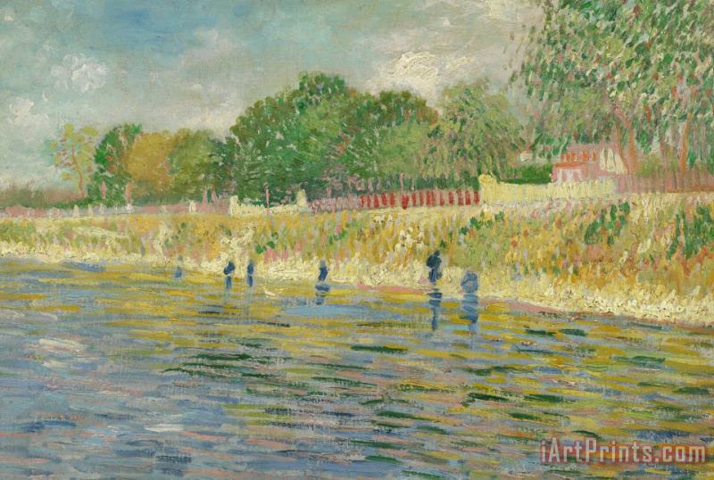 Vincent van Gogh Bank Of The Seine Art Print