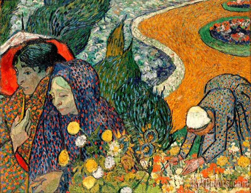 Vincent van Gogh Ladies of Arles Art Print