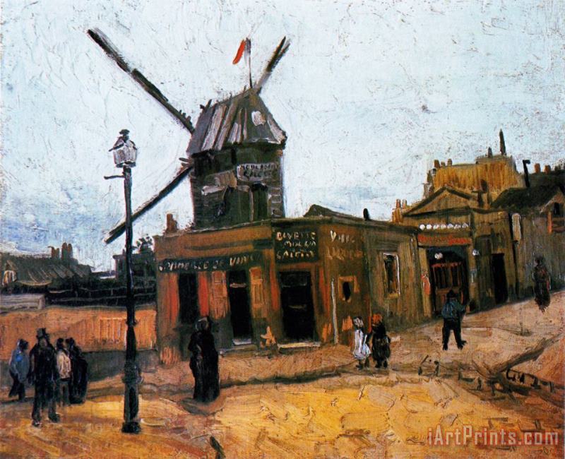 Vincent van Gogh Le Moulin De La Galette 1 Art Print
