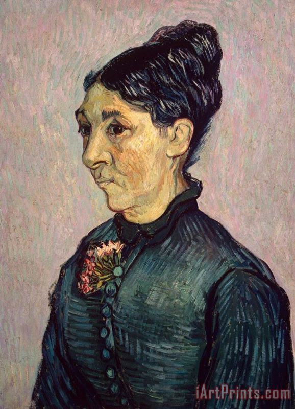 Portrait Of Madame Jeanne Lafuye Trabuc painting - Vincent van Gogh Portrait Of Madame Jeanne Lafuye Trabuc Art Print