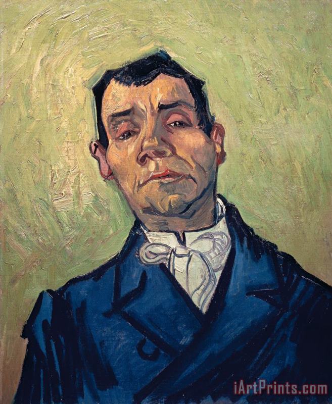 Portrait Of Man painting - Vincent van Gogh Portrait Of Man Art Print