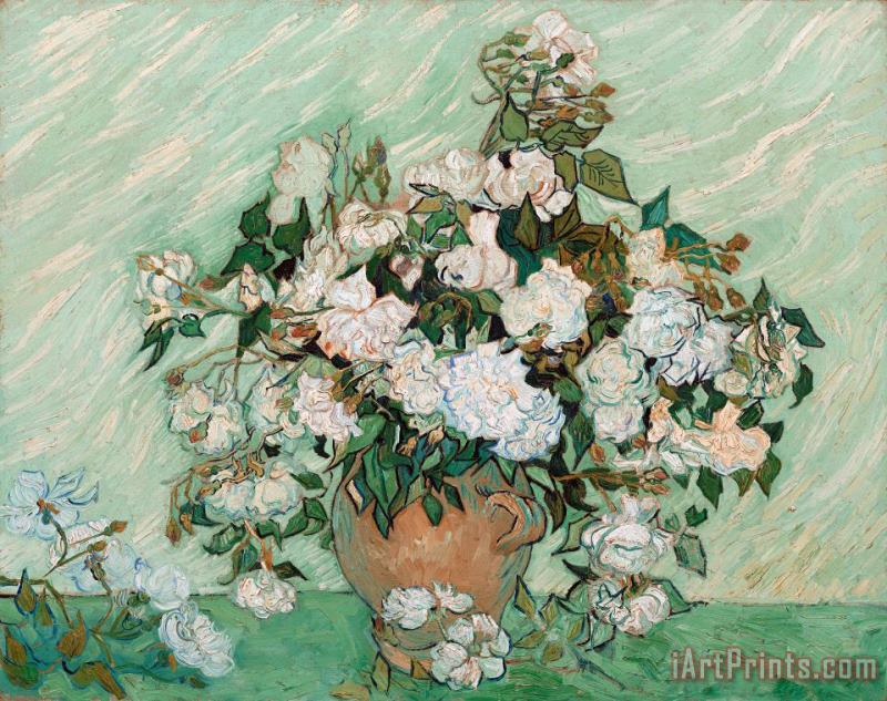 Vincent van Gogh Roses Art Painting