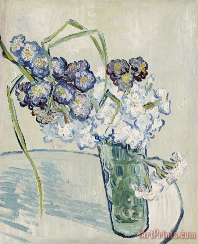 Vincent van Gogh Still Life Vase Of Carnations Art Print