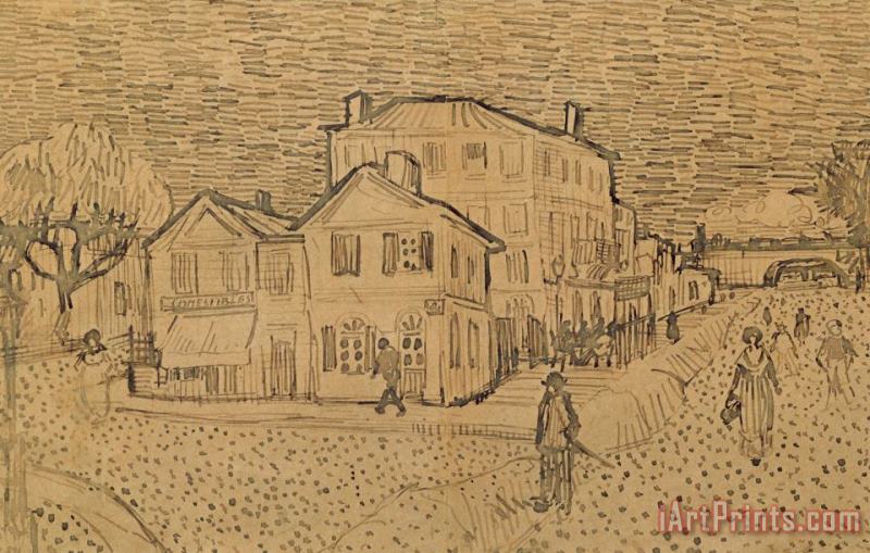 Vincent van Gogh The Artists House In Arles Art Painting